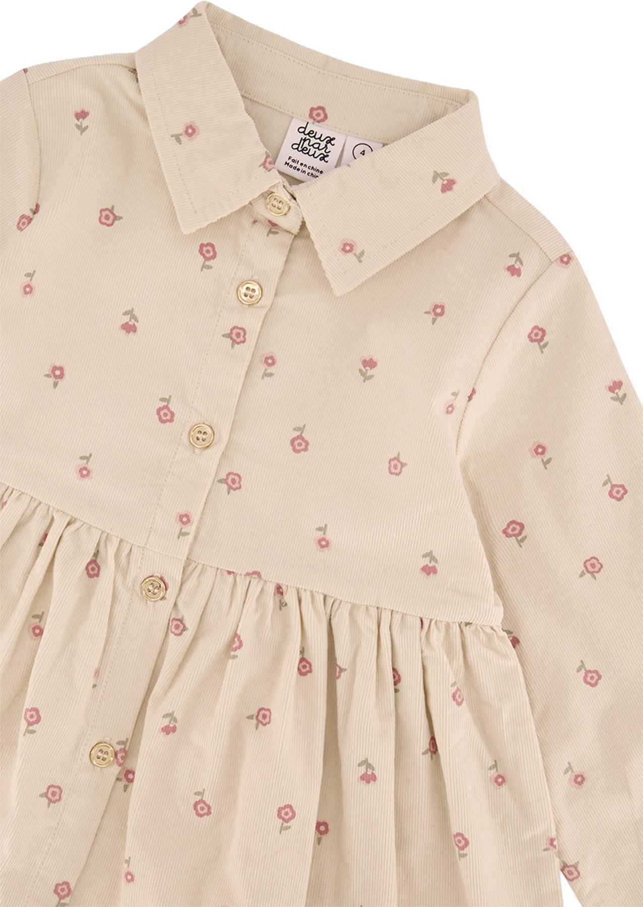 Product gallery image number 3 for product Corduroy Shirt Dress - Little Girls