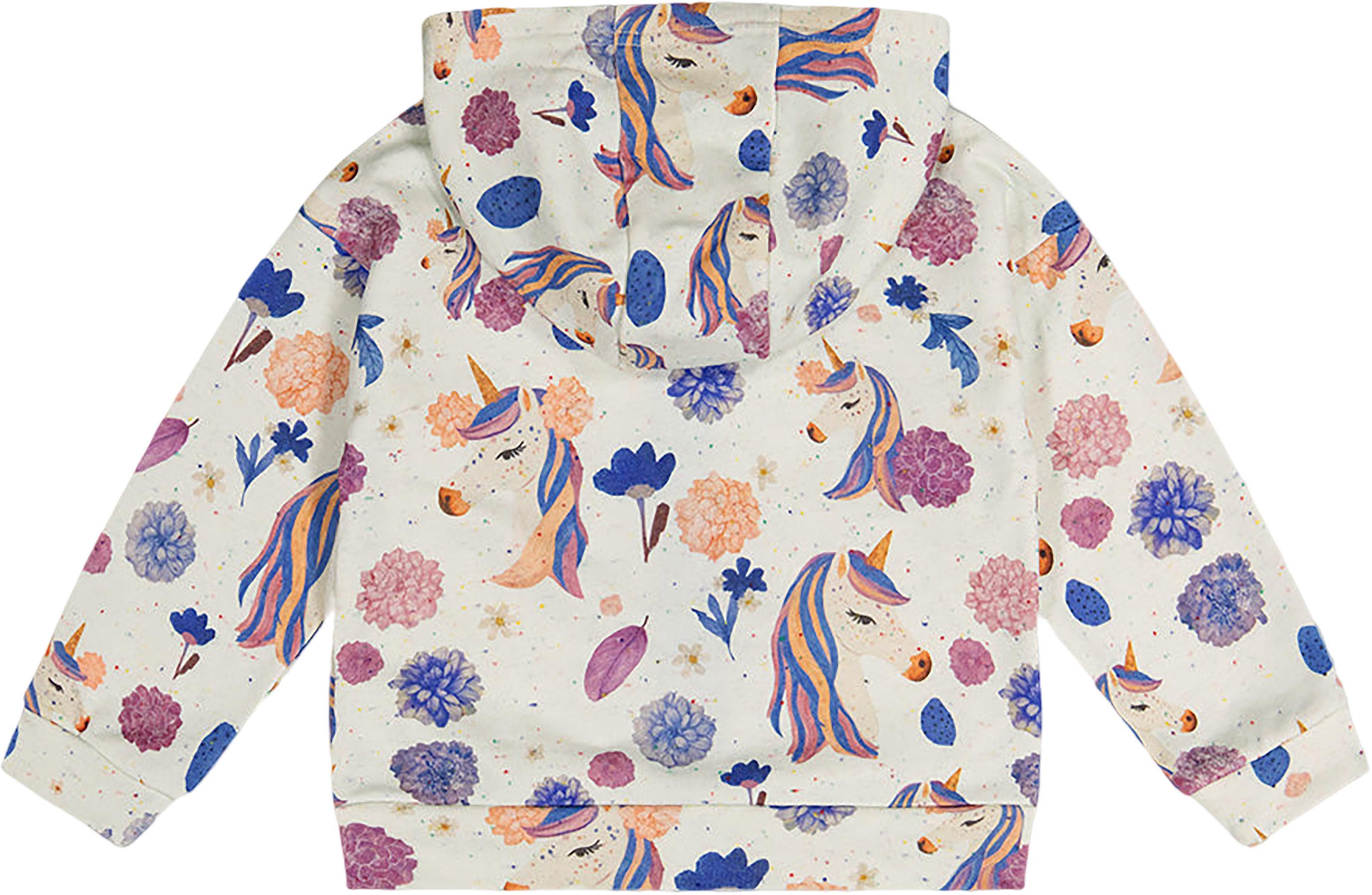 Numéro de l'image de la galerie de produits 3 pour le produit Cardigan en molleton français zippé avec capuchon - Grande Fille