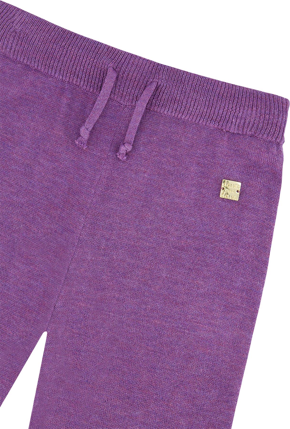 Image de produit pour Pantalon à jambe large en tricot - Petite Fille