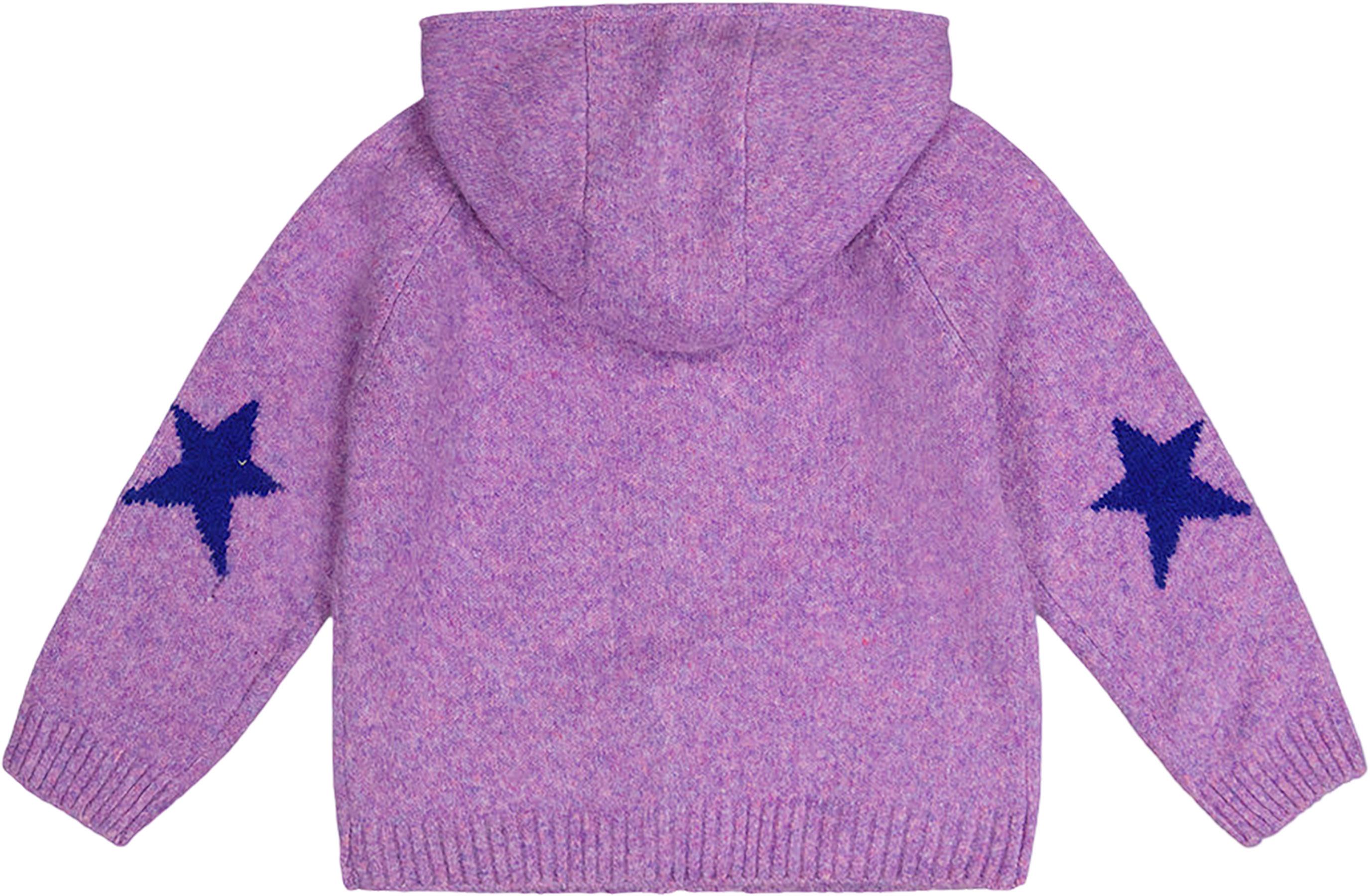 Numéro de l'image de la galerie de produits 3 pour le produit Cardigan en tricot à capuchon - Petite Fille