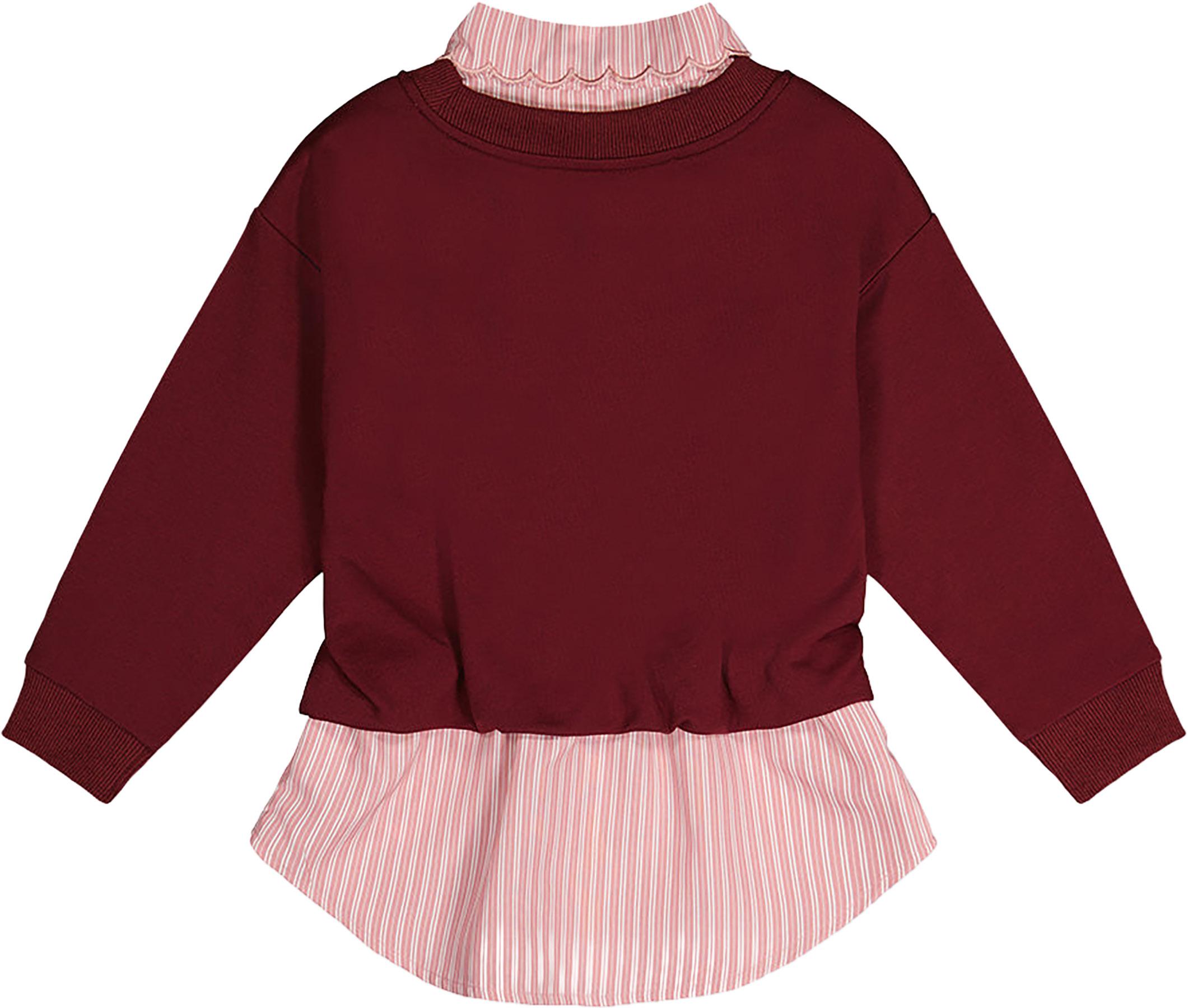 Product gallery image number 2 for product Fake Two Layer Sweater - Little Girls
