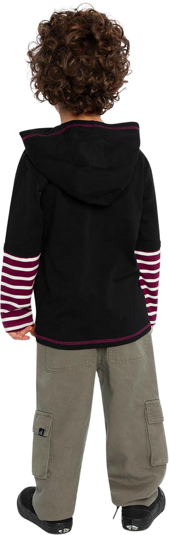 Product gallery image number 3 for product Fake Double Sleeve Hooded Shirt - Big Boy