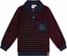 Colour: Burgundy Navy Stripes