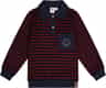 Colour: Burgundy Navy Stripes