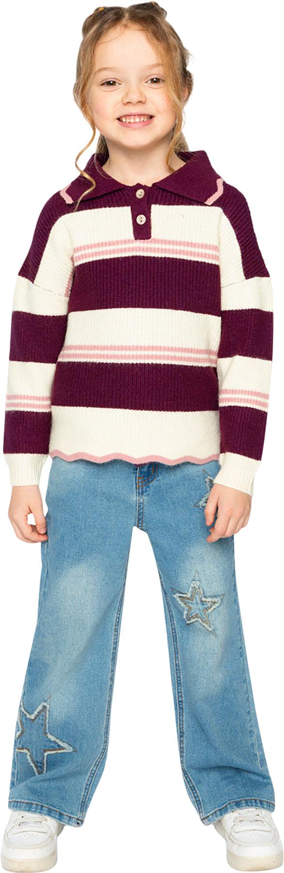 Product gallery image number 5 for product Scalloped Collar Sweater - Big Girl