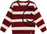 Couleur: Red - White Stripes