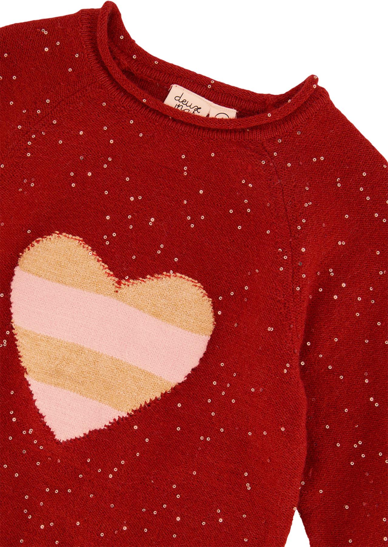 Numéro de l'image de la galerie de produits 2 pour le produit Pull en tricot à manches 3/4 - Grande Fille