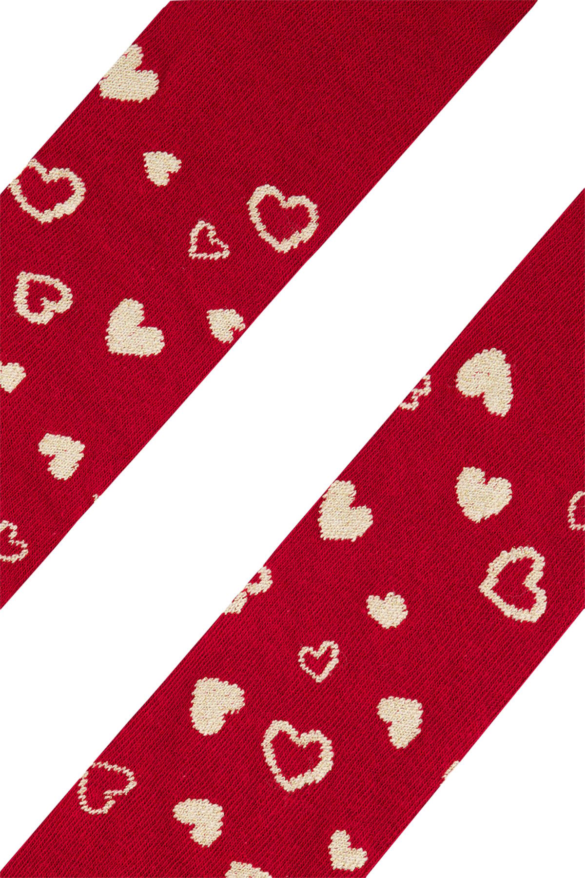 Product gallery image number 3 for product Knit Heart Tights - Baby Girls