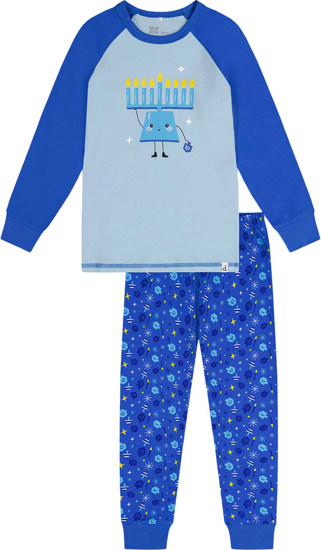 Blue Printed Hanukkah