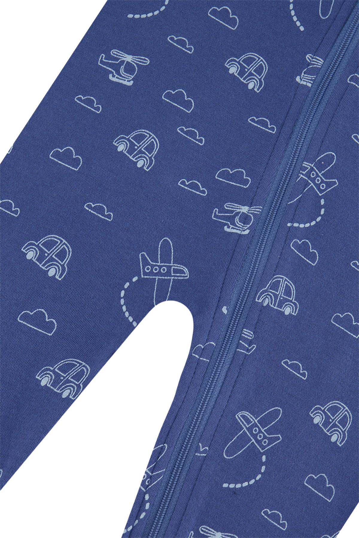 Product gallery image number 3 for product Organic Cotton One Piece Pajama - Baby Boys