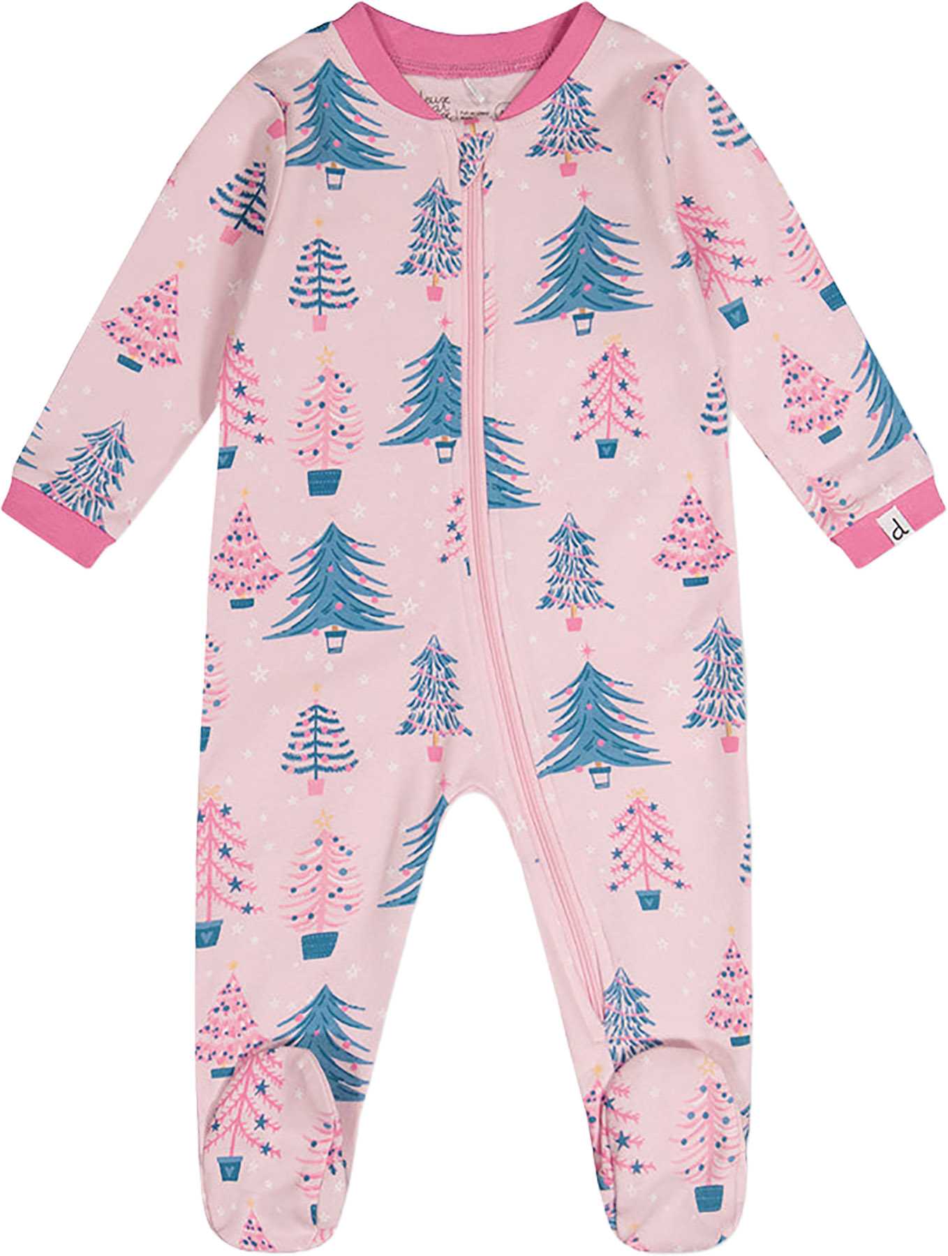 Pink Printed With Trees