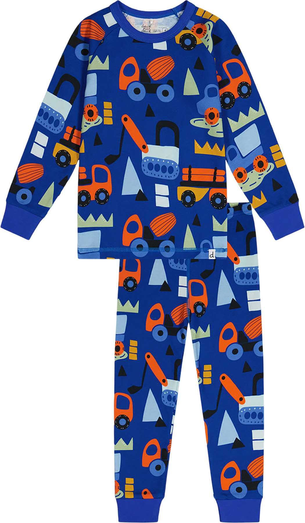 Blue Printed Trucks