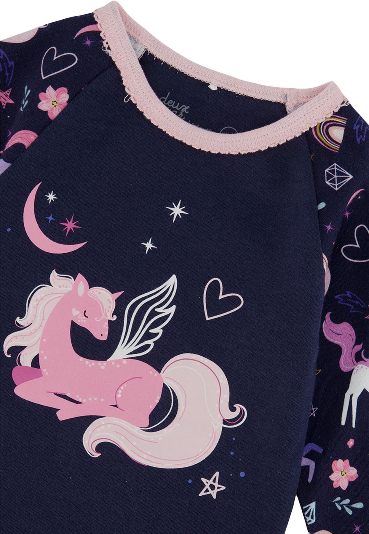 Numéro de l'image de la galerie de produits 4 pour le produit Pyjama deux pièces en coton biologique - Petit Fille