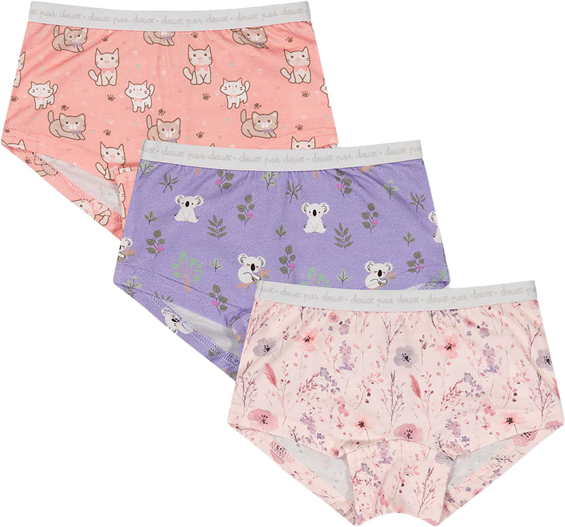 Pink Printed Flowers