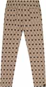 Couleur: Beige Printed Bow Ties