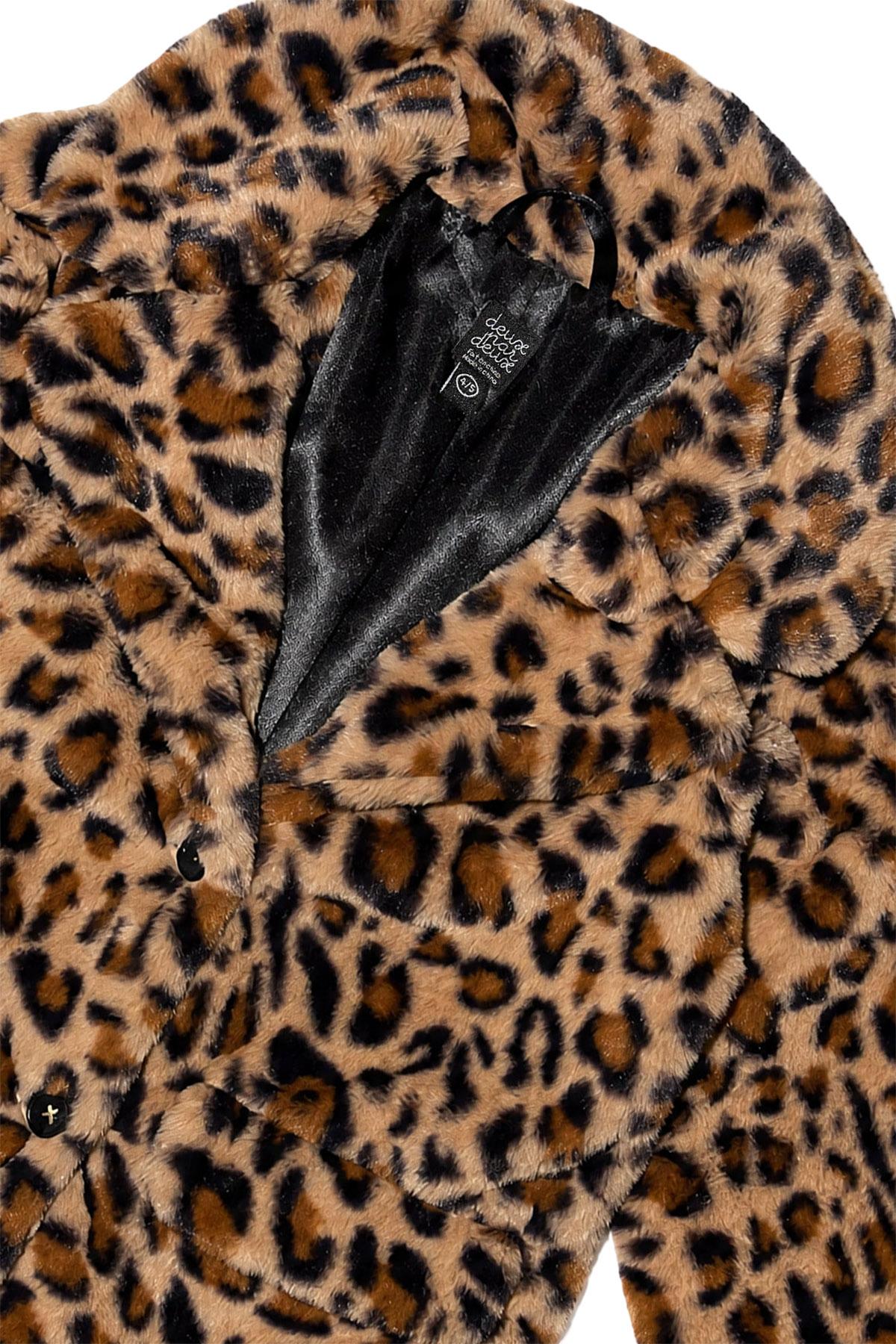 Numéro de l'image de la galerie de produits 2 pour le produit Manteau long en fausse fourrure - Grande Fille