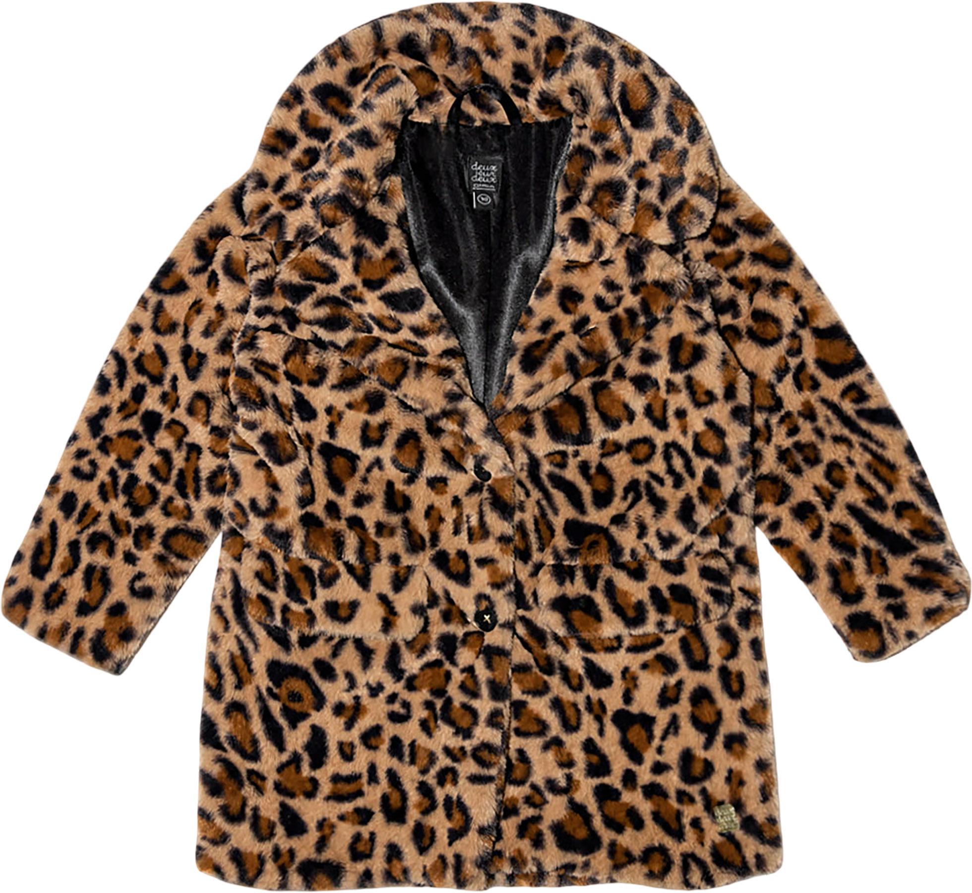 Image de produit pour Manteau long en fausse fourrure - Grande Fille