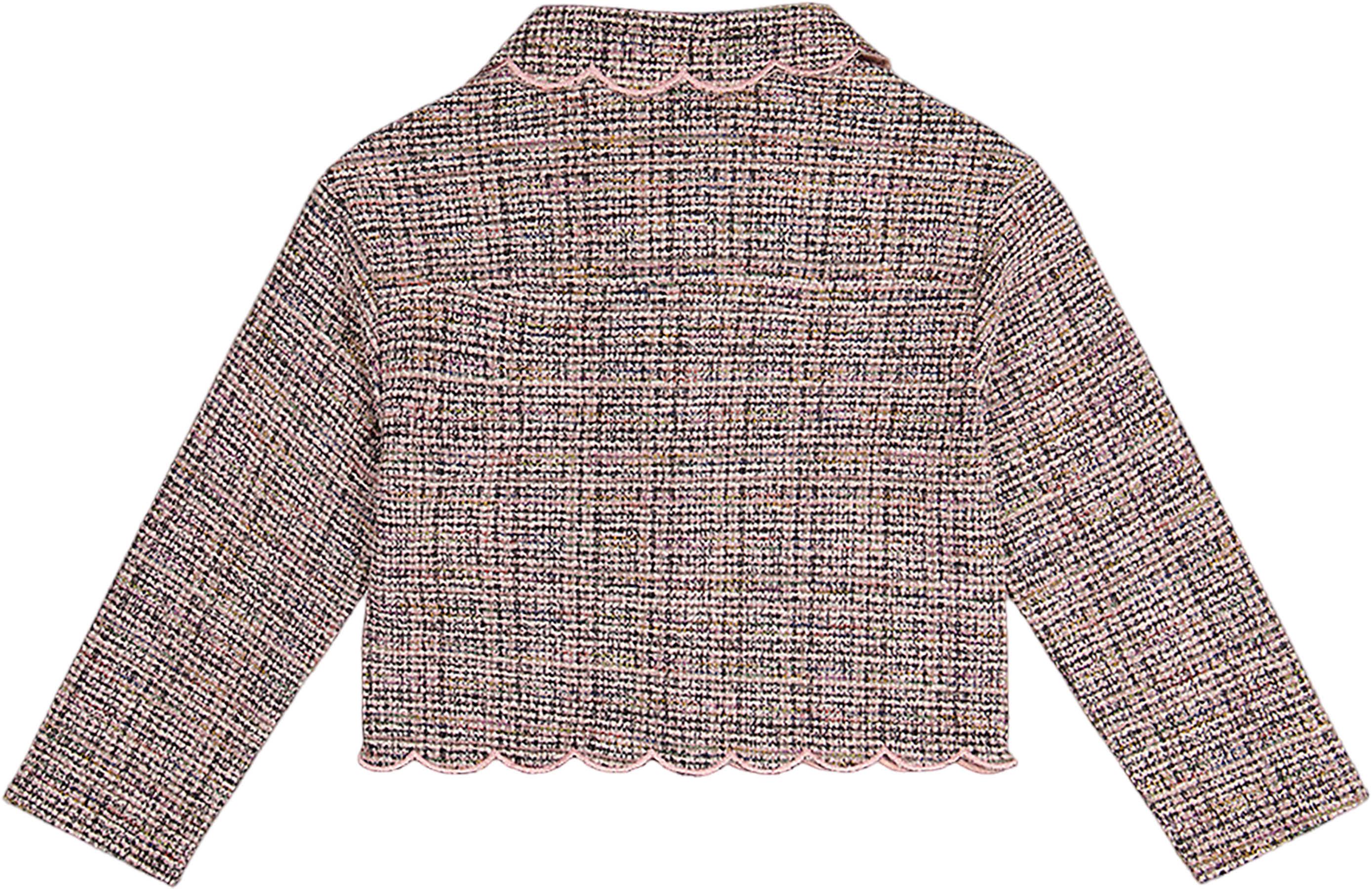 Numéro de l'image de la galerie de produits 3 pour le produit Manteau court en tricot - Petite Fille