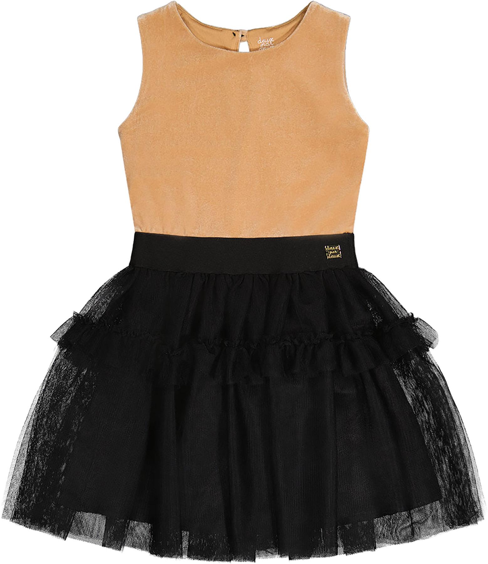 Product image for Bi-Material Sleeveless Dress - Little Girls