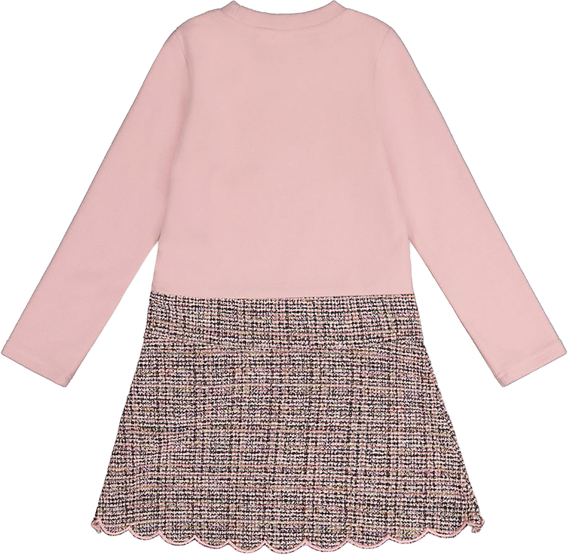 Product gallery image number 2 for product Bi-Material Dress Knit - Big Girls
