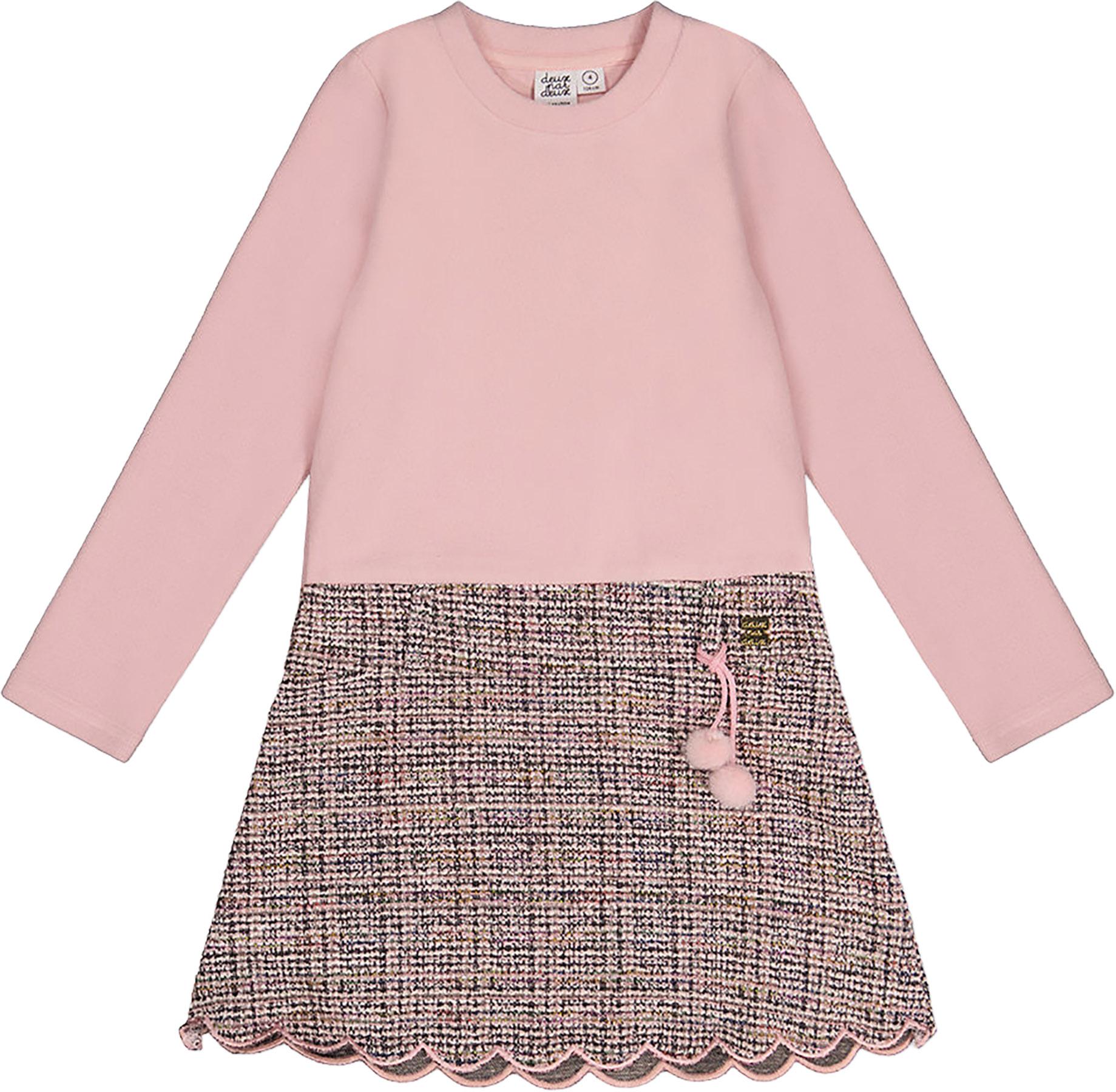 Product image for Bi-Material Dress Knit - Little Girls
