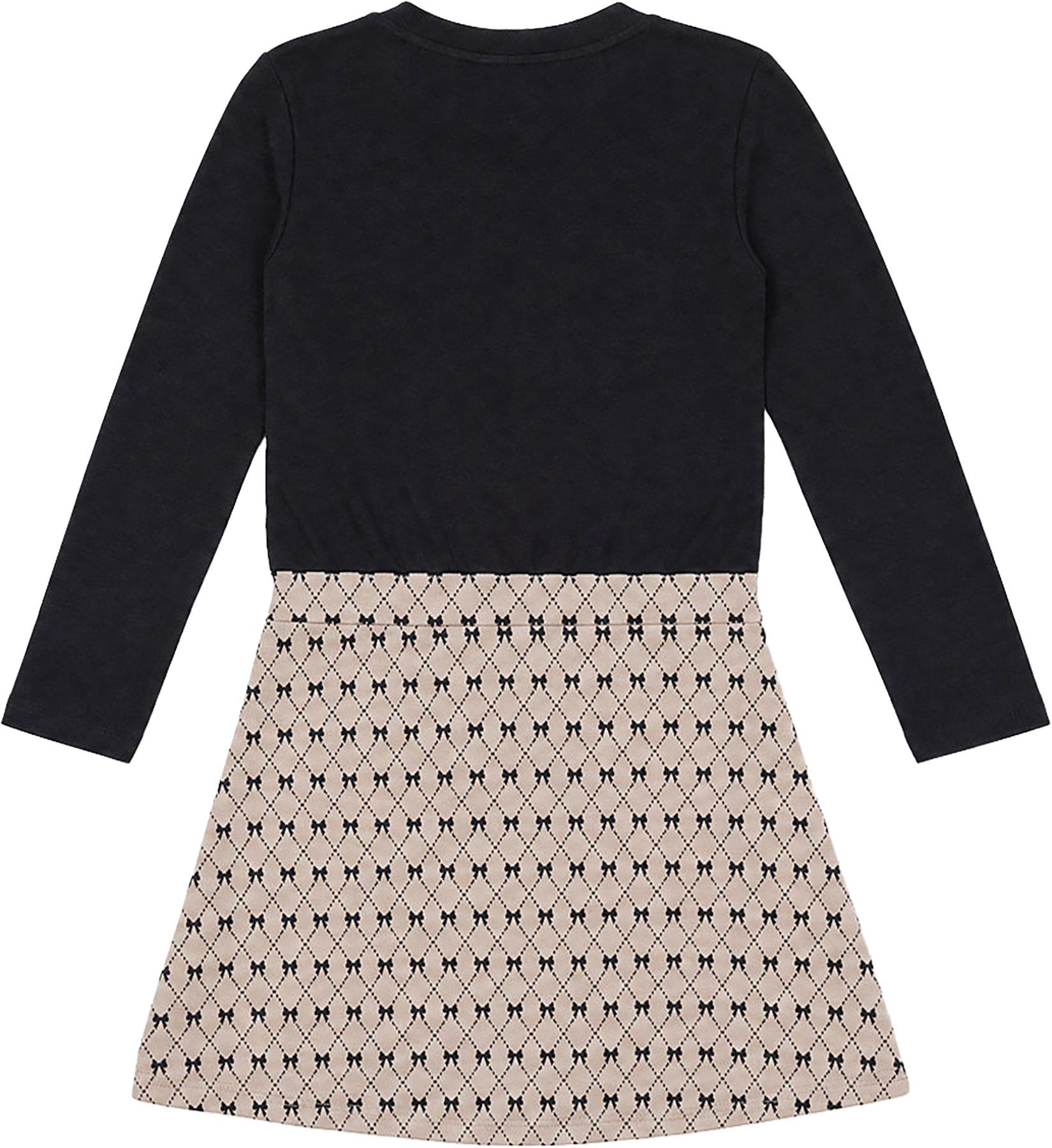 Product gallery image number 2 for product Bi-Material Dress - Little Girls