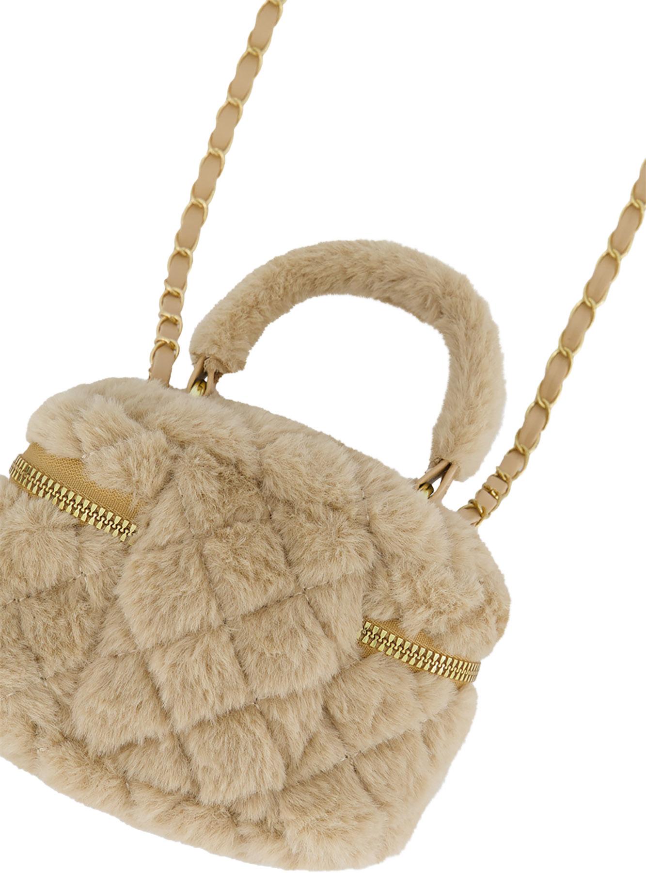Product gallery image number 2 for product Faux Fur Small Bag - Girls