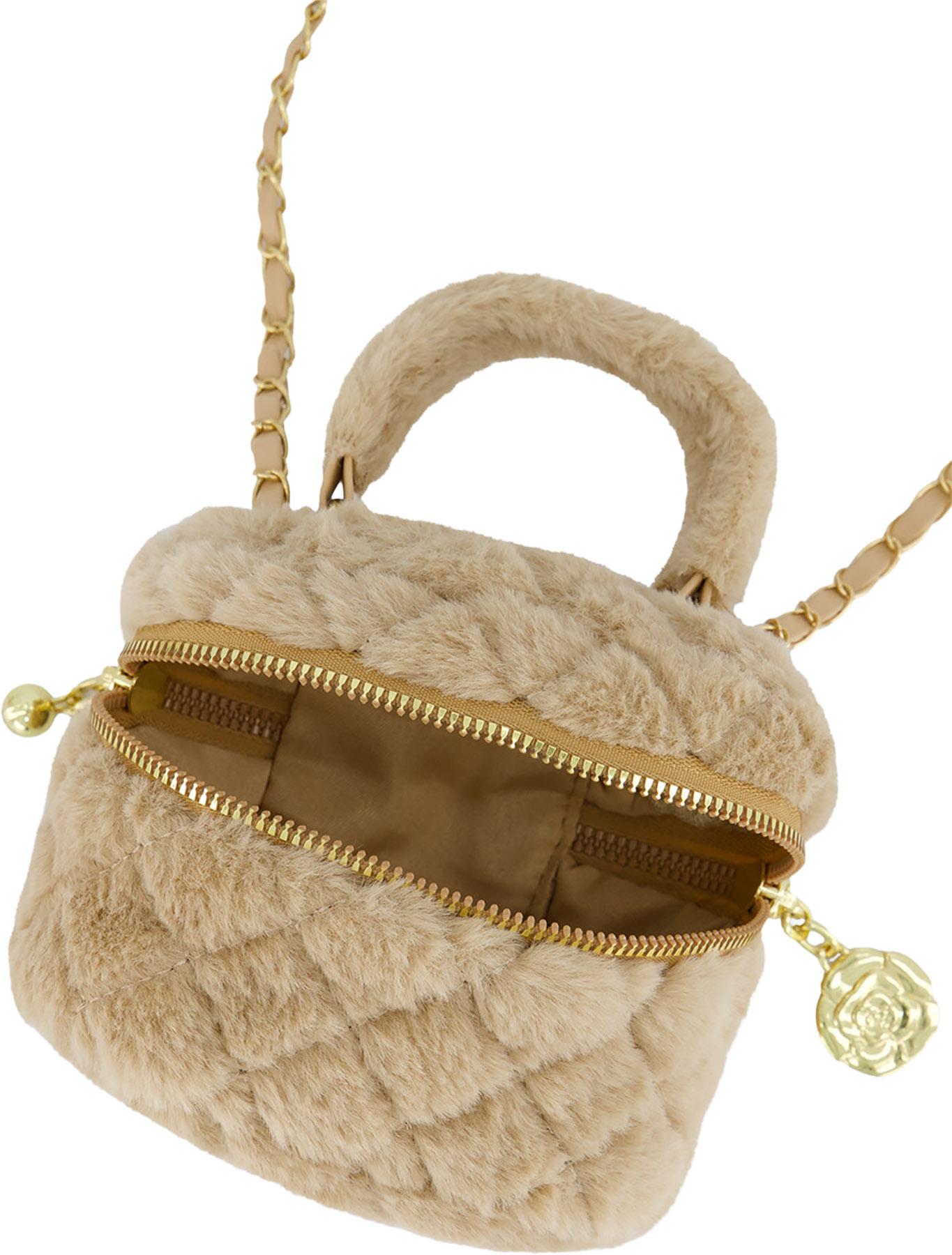 Product gallery image number 3 for product Faux Fur Small Bag - Girls