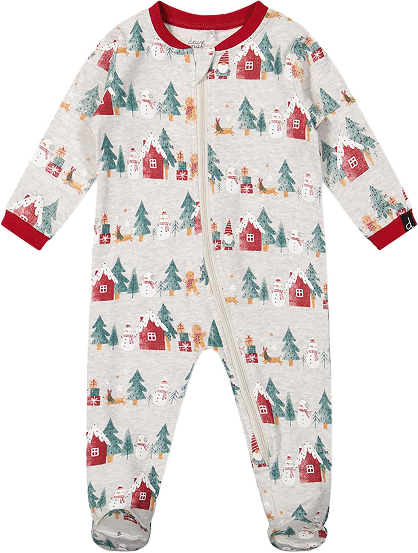 Product image for Organic Cotton One Piece Christmas Pajama - Baby