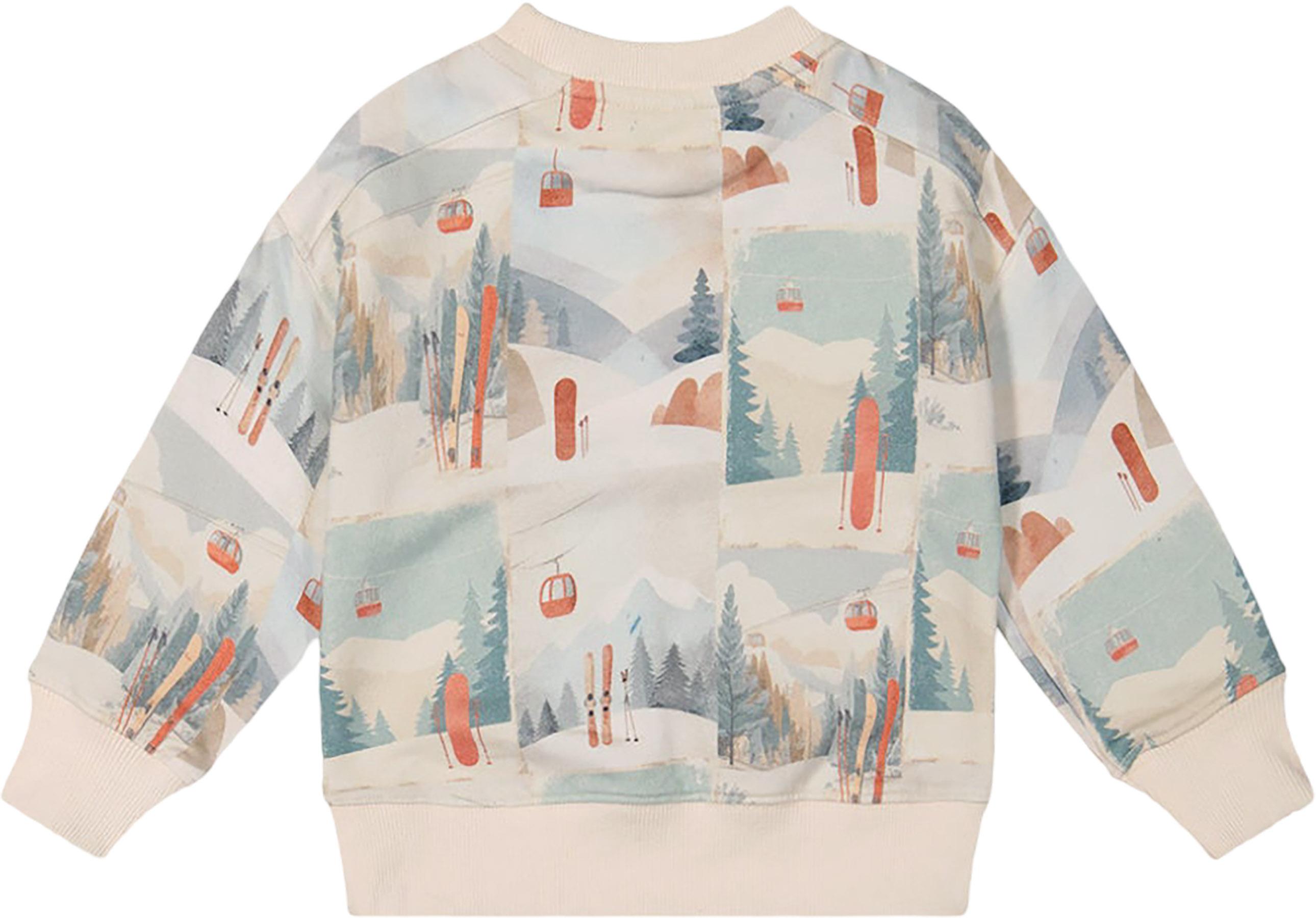 Numéro de l'image de la galerie de produits 2 pour le produit Sweat en molleton imprimé ski - Bébé Garçon