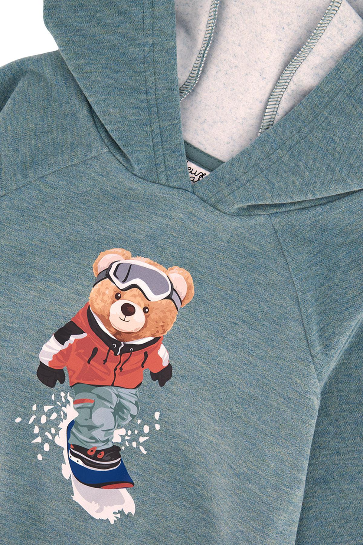 Numéro de l'image de la galerie de produits 2 pour le produit Sweat à capuchon avec impression - Garçon