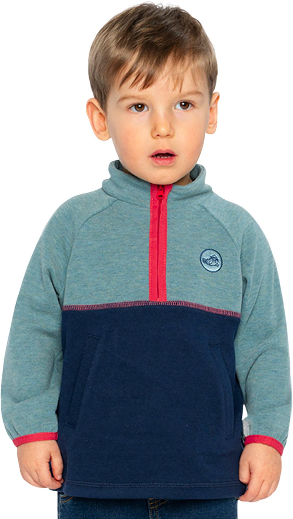 Product gallery image number 2 for product 1/4 Zip Mock Neck Top - Little Boy