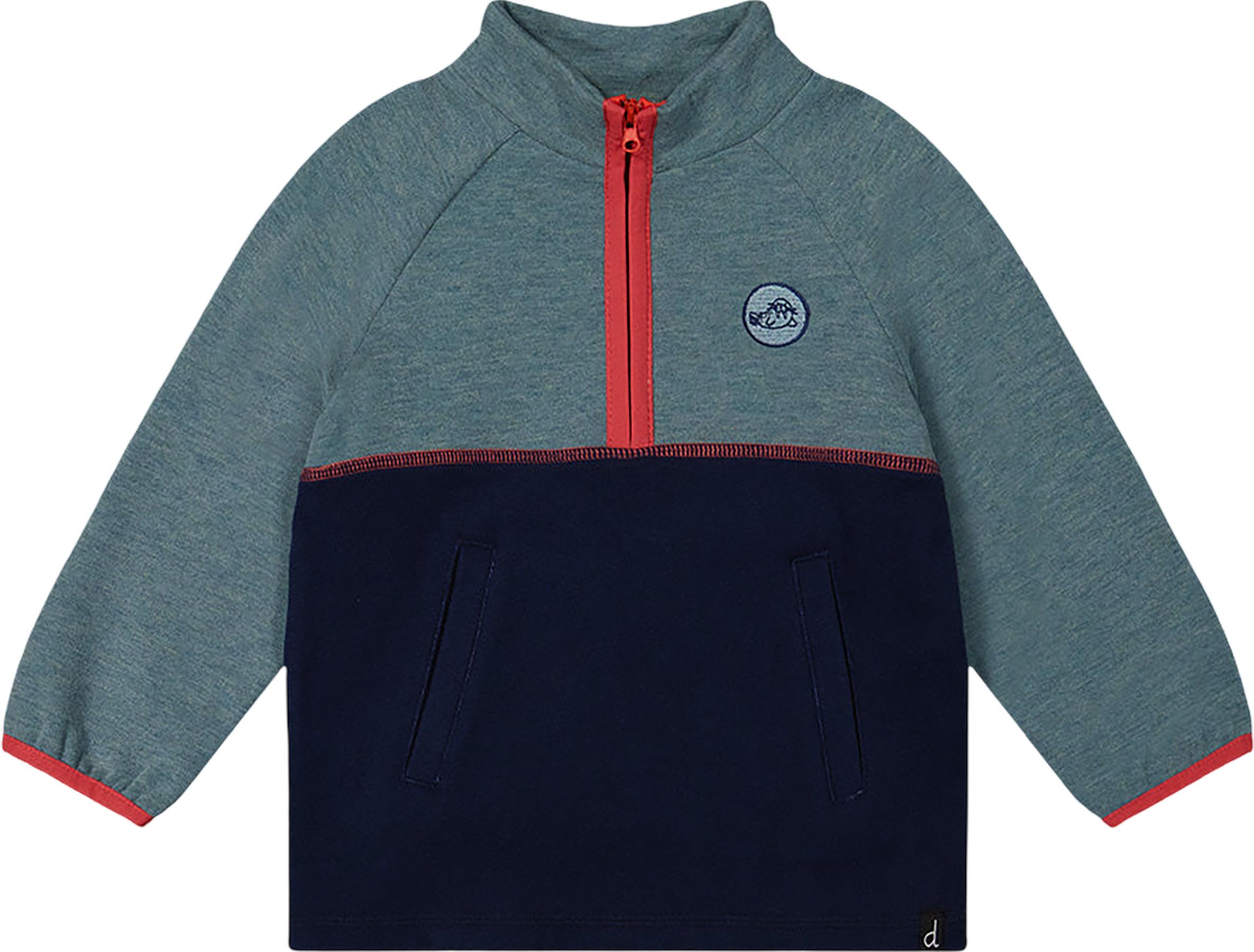Product image for 1/4 Zip Mock Neck Top - Little Boy
