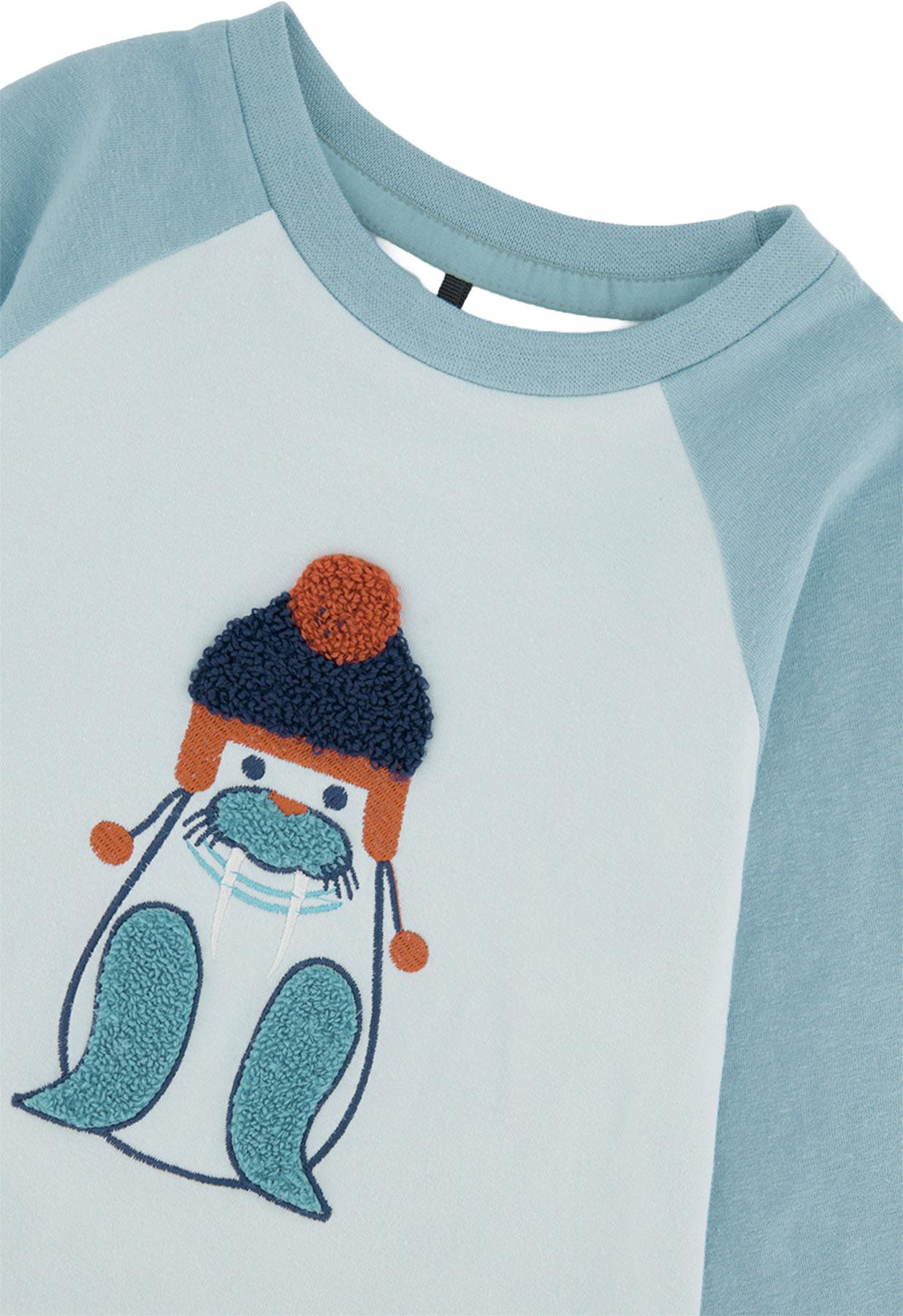 Product gallery image number 3 for product Long Sleeve Raglan Organic Cotton T-Shirt - Boys