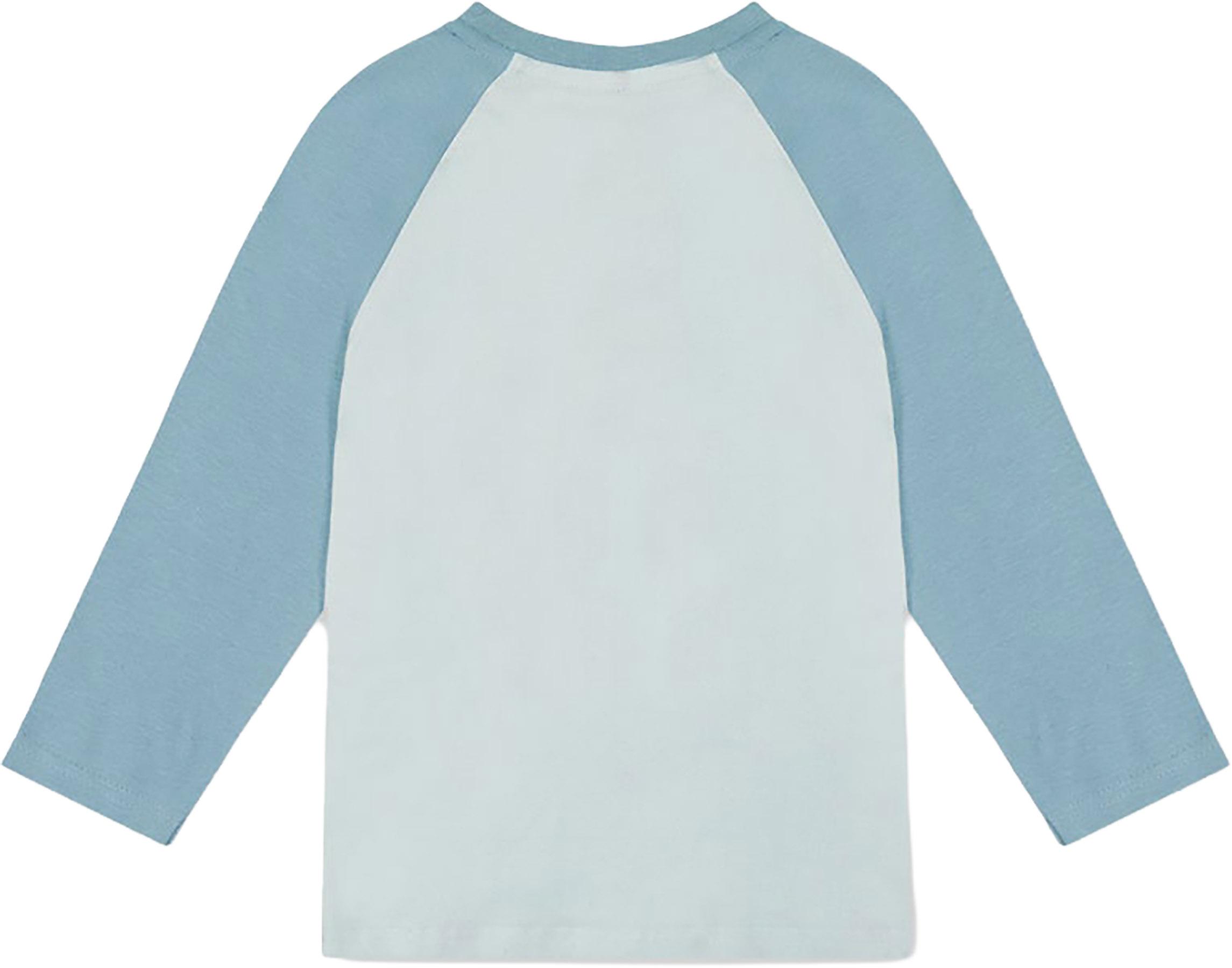 Product gallery image number 2 for product Long Sleeve Raglan Organic Cotton T-Shirt - Baby Boys