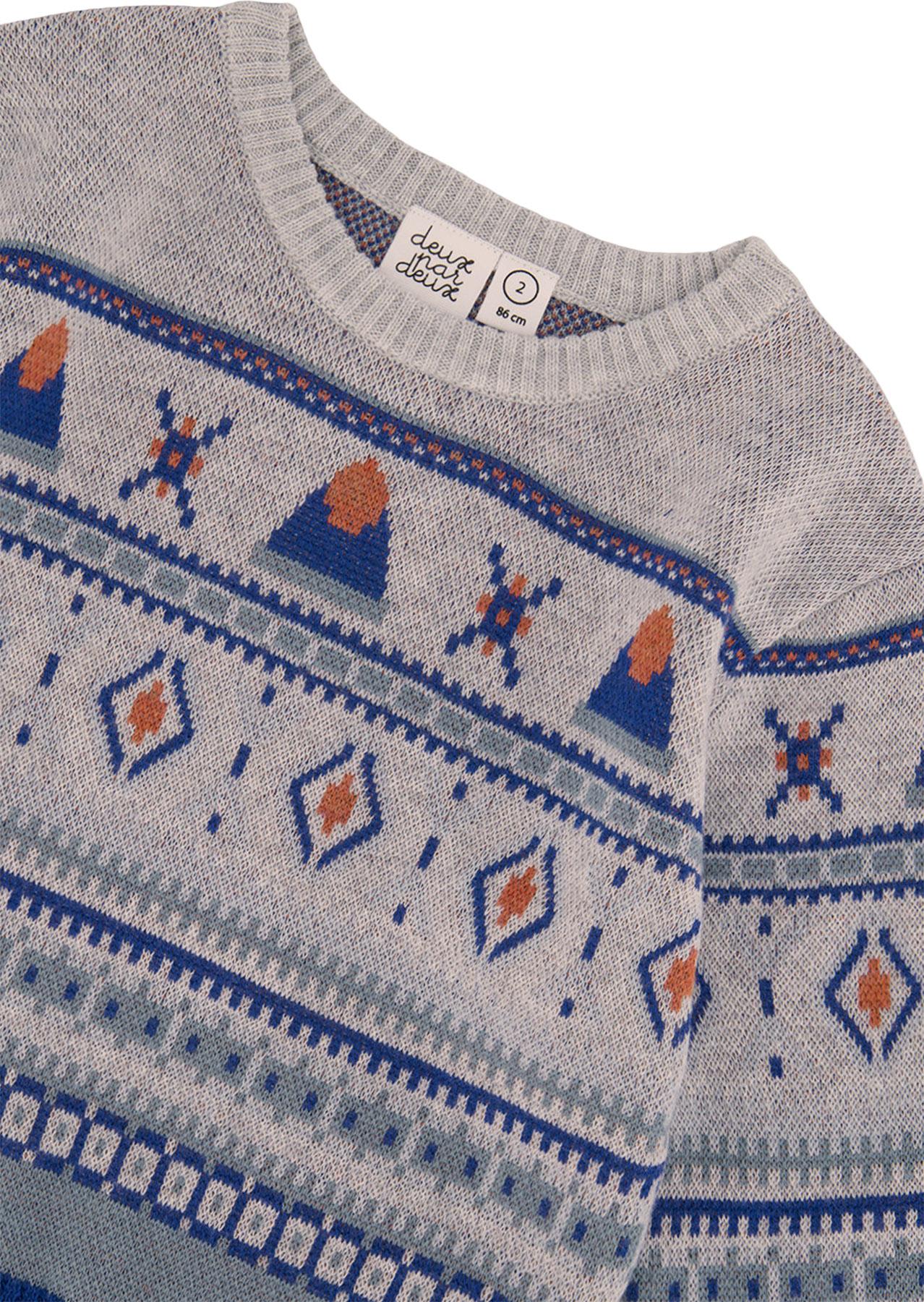 Numéro de l'image de la galerie de produits 2 pour le produit Pull en tricot jacquard - Garçon