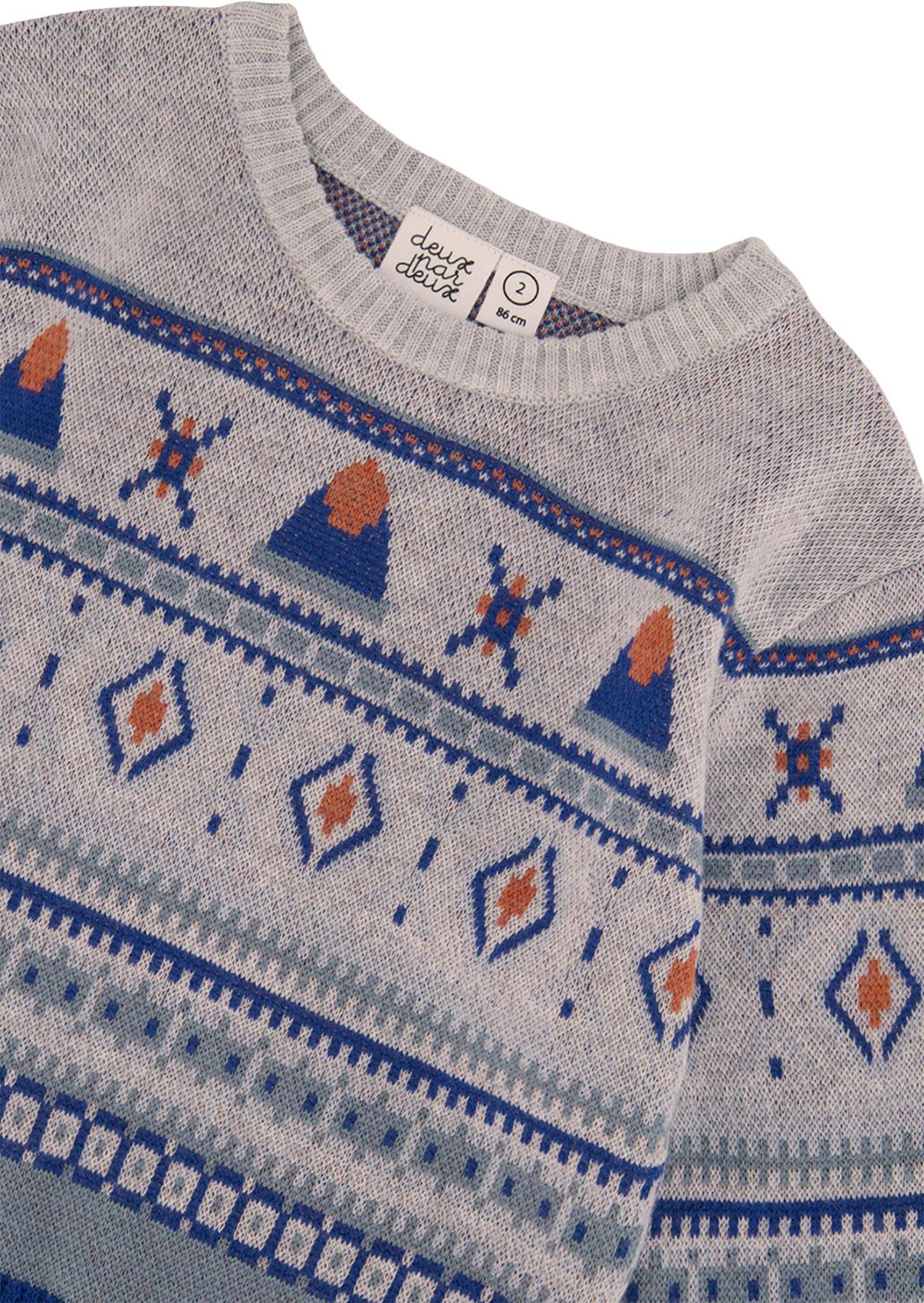 Numéro de l'image de la galerie de produits 2 pour le produit Pull en tricot jacquard - Bébé Garçon