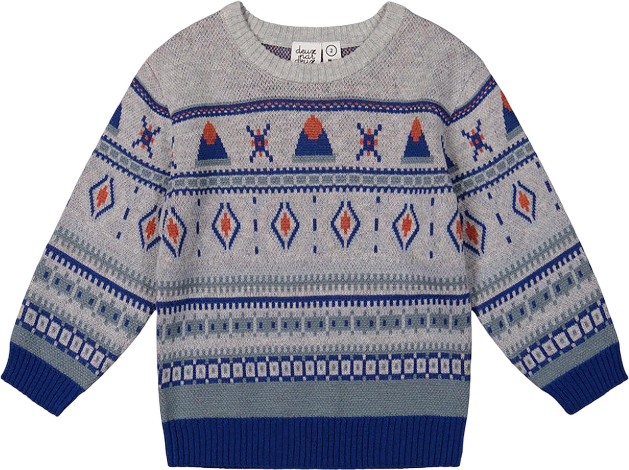 Image de produit pour Pull en tricot jacquard - Bébé Garçon