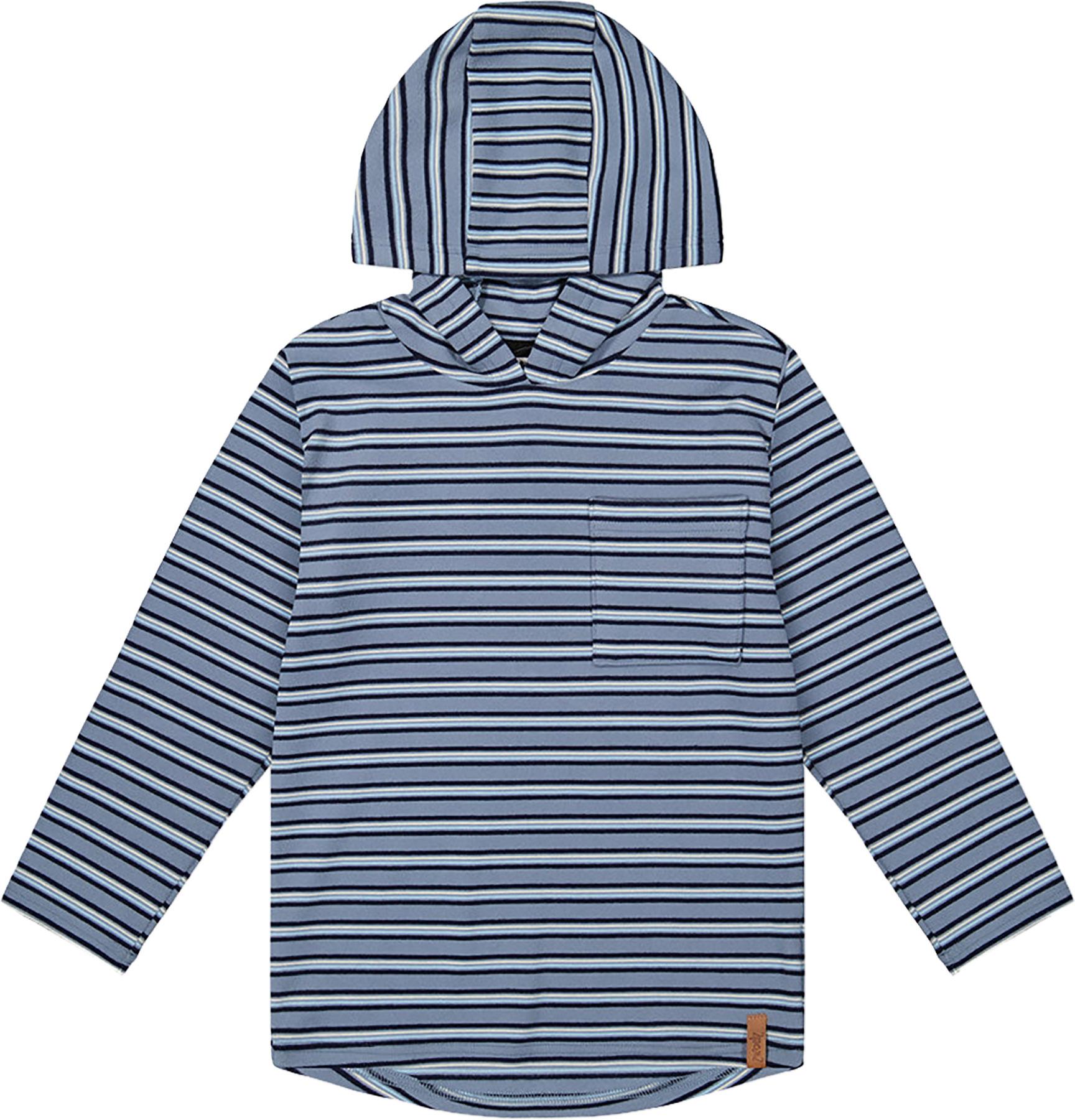 Product image for Striped Brushed Jersey Hooded T-Shirt - Little Boys