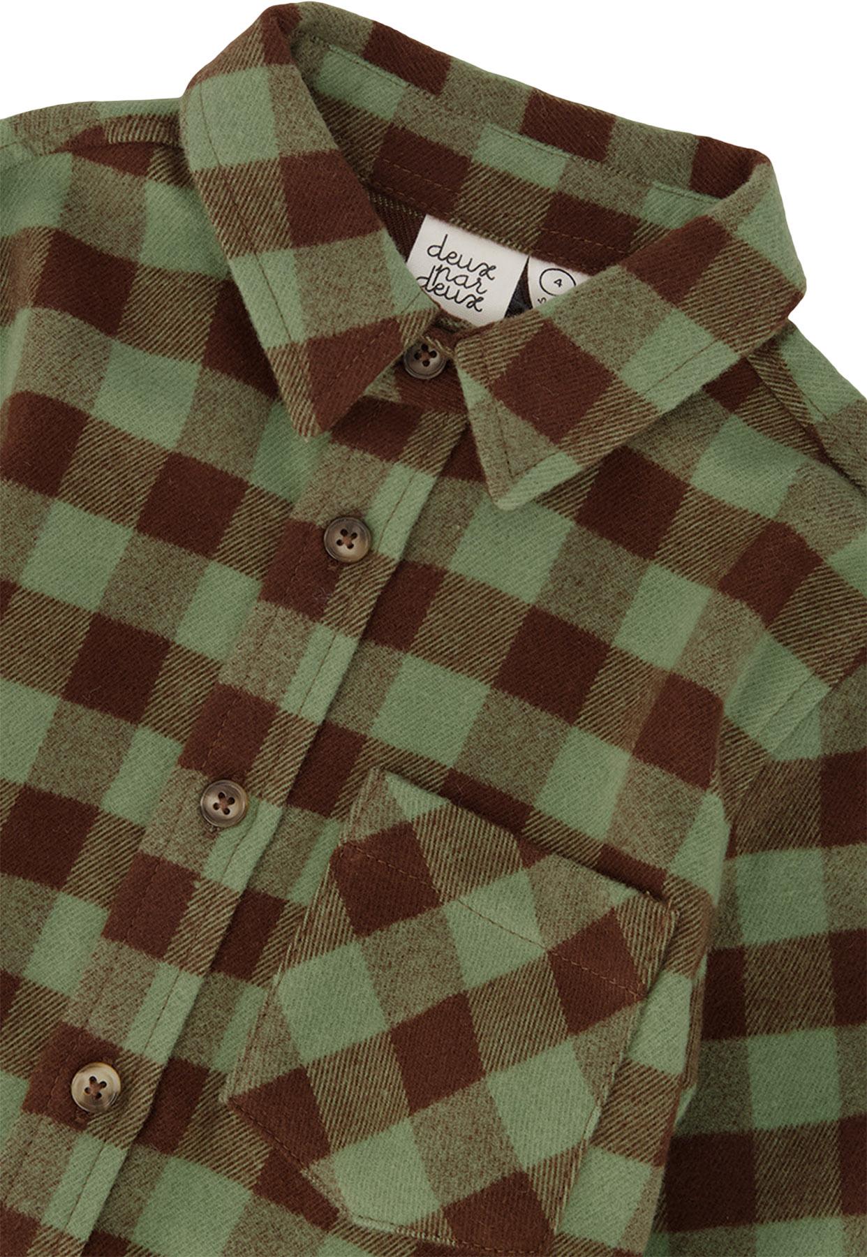 Numéro de l'image de la galerie de produits 2 pour le produit Chemise en flanelle brossée - Grand Garçon