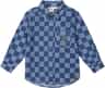 Couleur: Blue Checkered Print