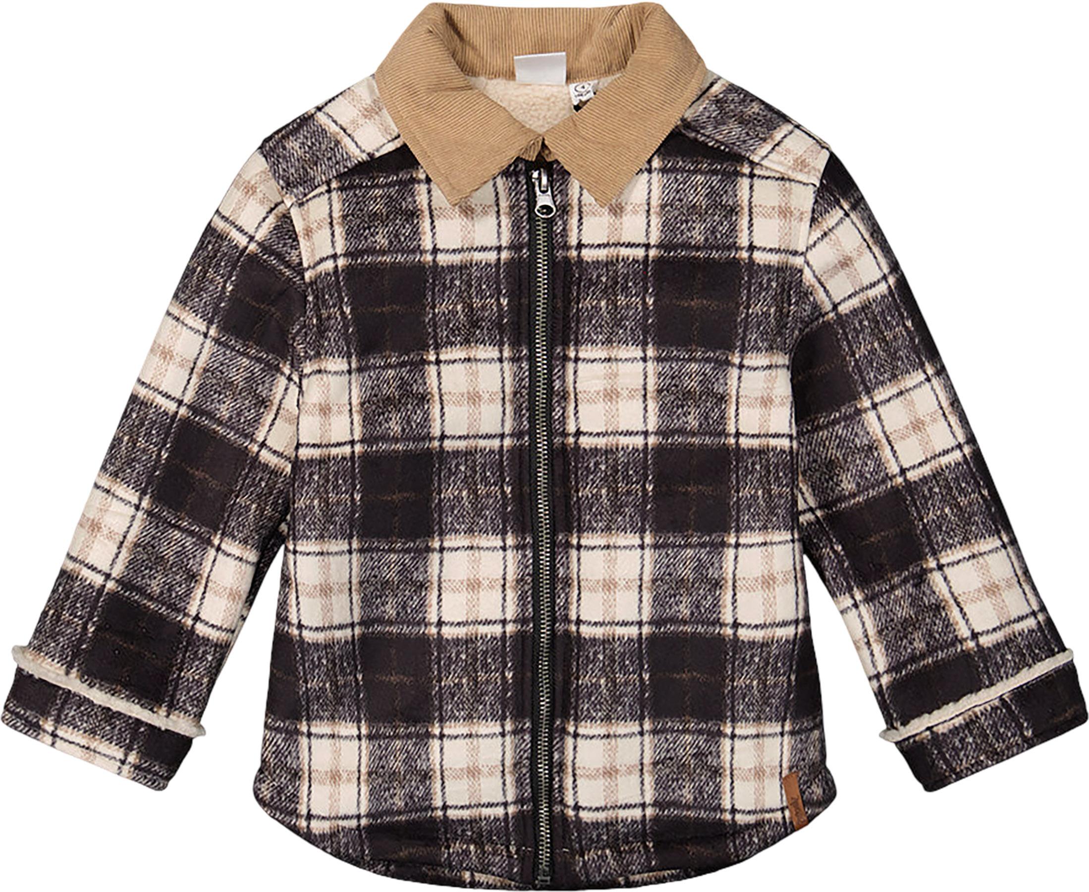 Image de produit pour Veste zippée en écossais brossé - Petit Garçon