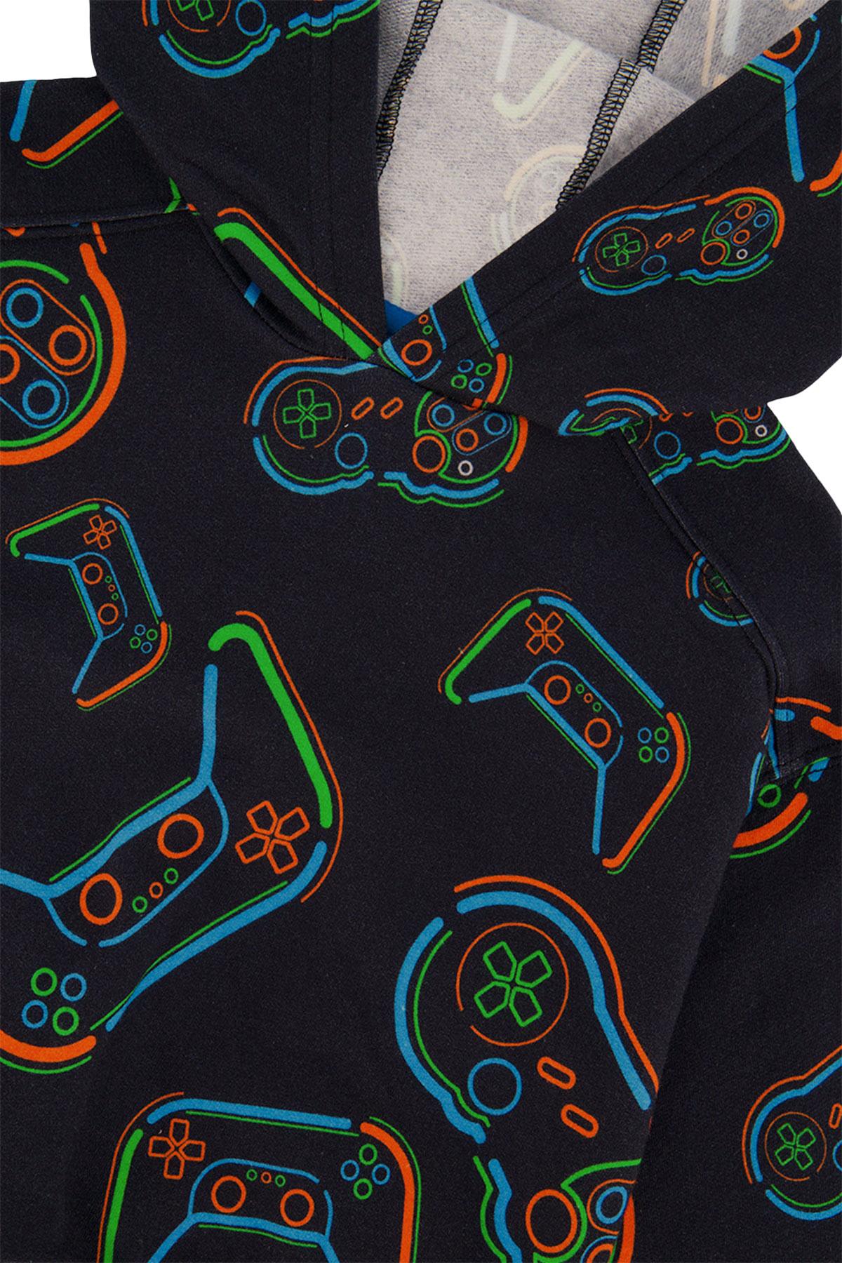 Numéro de l'image de la galerie de produits 2 pour le produit Sweat à capuchon en molleton - Grand Garçon