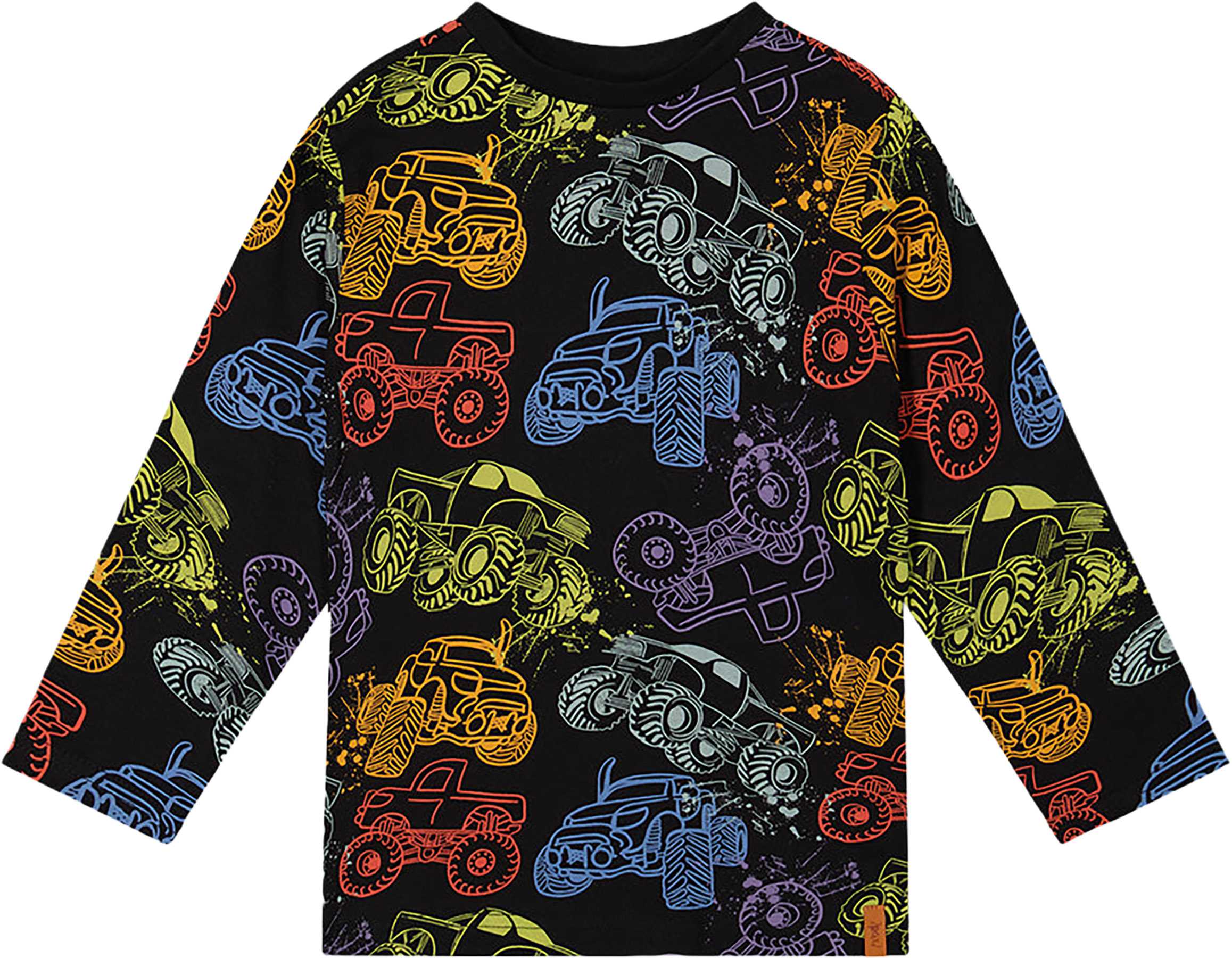 Black Monster Truck Print
