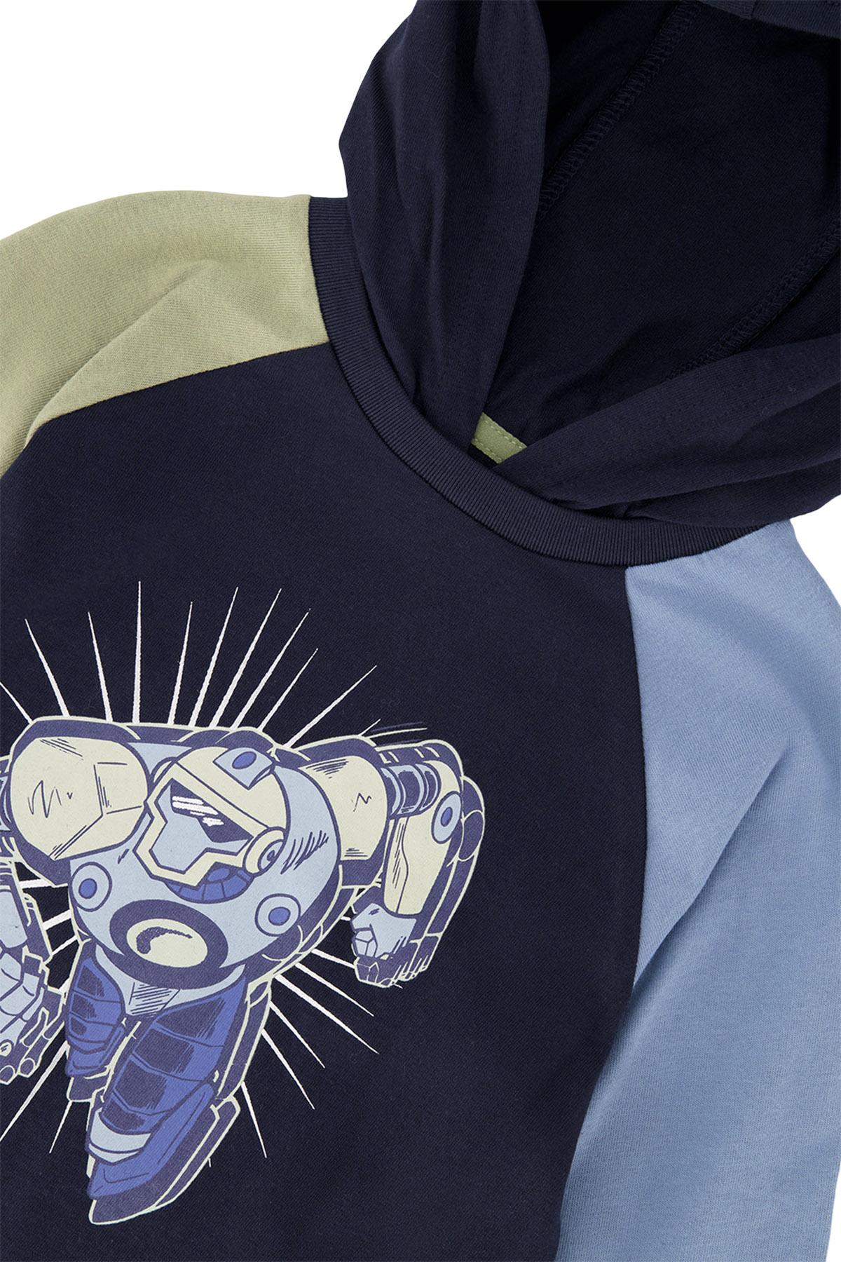 Numéro de l'image de la galerie de produits 2 pour le produit T-Shirt raglan à capuchon - Grand Garçon