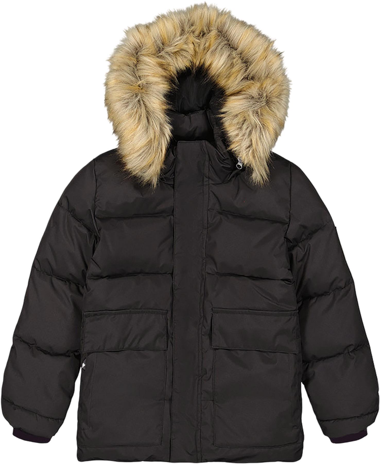 Image de produit pour Manteau d'hiver avec capuchon en fausse fourrure - Grand Enfant