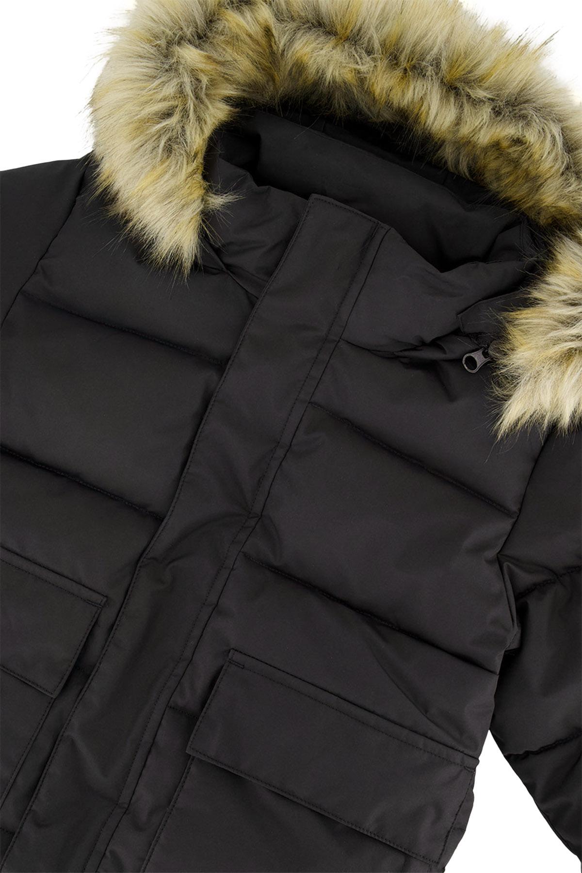 Numéro de l'image de la galerie de produits 3 pour le produit Manteau d'hiver avec capuchon en fausse fourrure - Petit Enfant