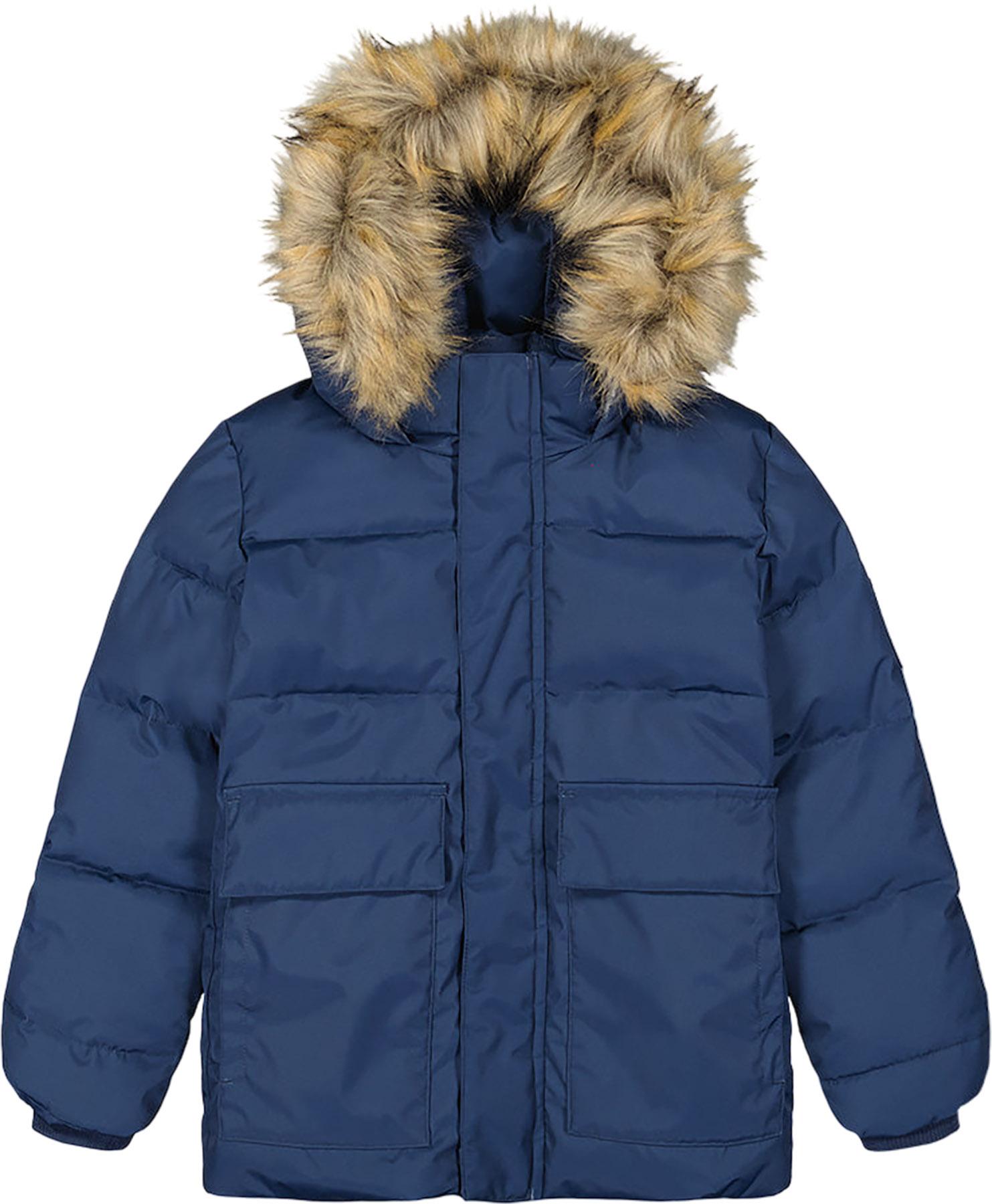 Image de produit pour Manteau d'hiver avec capuchon en fausse fourrure - Petit Enfant
