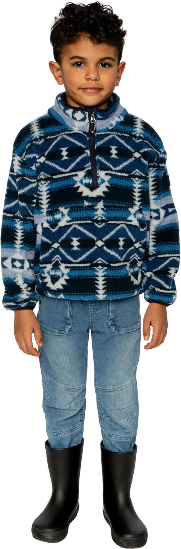 Product gallery image number 5 for product Mid-Season Plush Pullover Jacket- Kids
