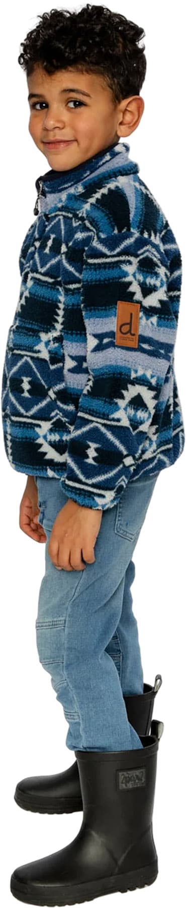 Product gallery image number 6 for product Mid-Season Plush Pullover Jacket- Kids